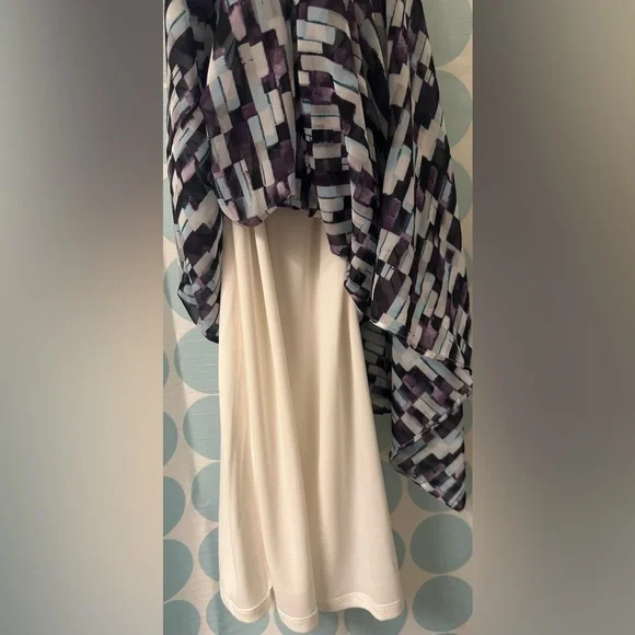 White House Black Market (WHBM) Sleeveless Lightweight Dress, Multicolor, Size 4 - Picture 6 of 9